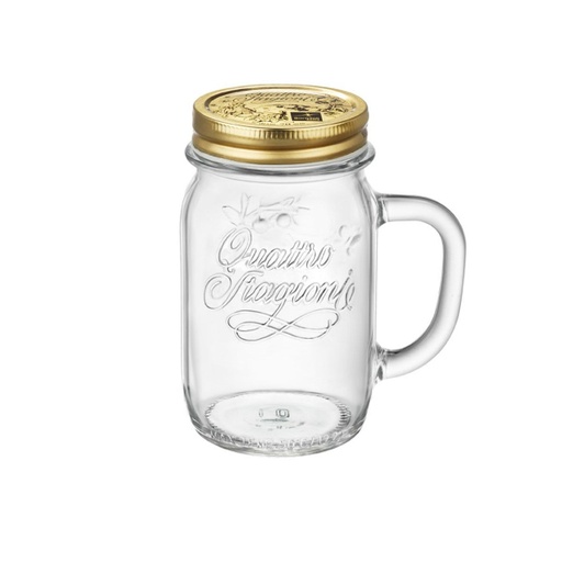 [7531015] 1x Mason Jar Quattro Stagioni 41cl - Bormioli Rocco