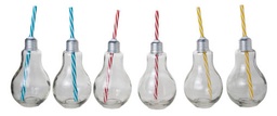 6x Verre Bulb - Ampoule 25cl