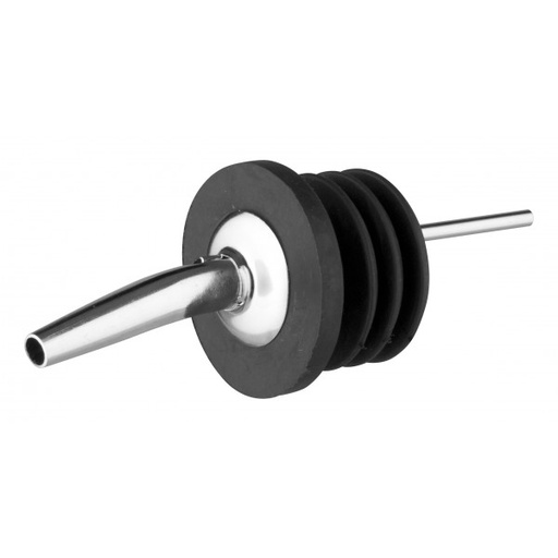 Special stainless steel pourer with wide neck of 32mm