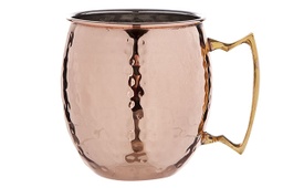 Tasse Moscow Mule bombée martelée cuivre