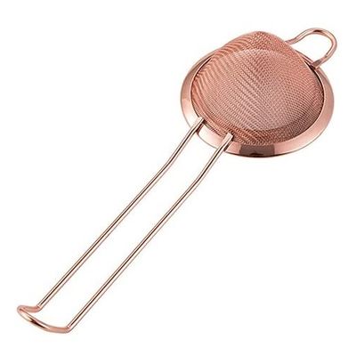[FINE-31-C] Passoire Fine Conique Cuivre Crochet Ø : 7.5cm