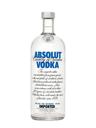 Vodka ABSOLUT 70cl 40%