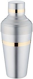 [SHA-3P-01-A] Shaker Cocktail Yukiwa Baron Mat et Anneau Doré 51cl