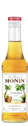 Sirop saveur Rhum 25cl - MONIN