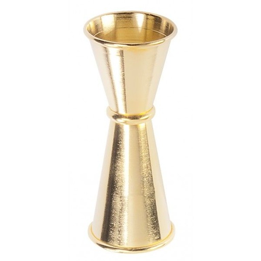 [JIG-STD-02-G] Doseur Jigger type japonais 25/50 ml Doré Gold