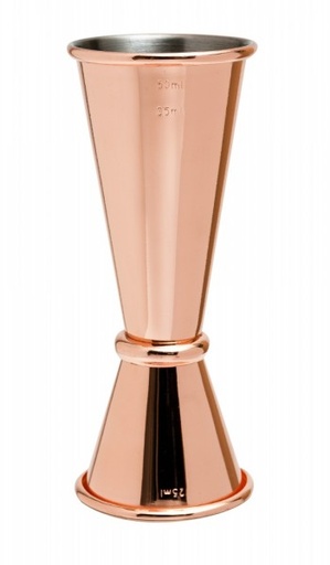 Doseur Jigger Japonais 2,5/5cl Cuivre copper  brillant
