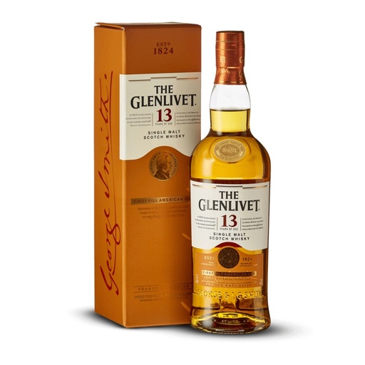 Whisky GLENVILET FIRST FILL 12 ans 40% - 70cl (copie)