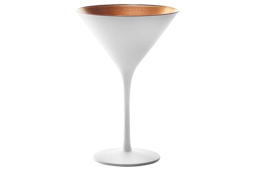 Verre martini Blanc/Bronze Olympic 24cl - STÖLZLE (x6)