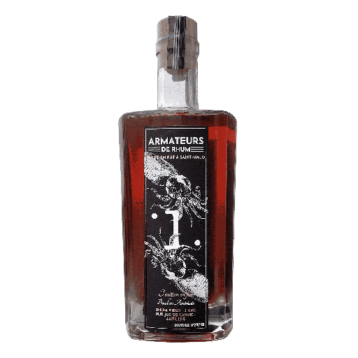 Armateurs de Rhum #1 - Rhum vieux 3 ans Antilles Finish Fût de Jack Daniel's 50cl 40°