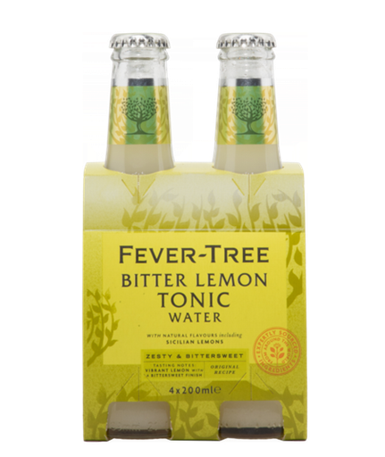 Fever-Tree Bitter Lemon Tonic Water 4x200ml