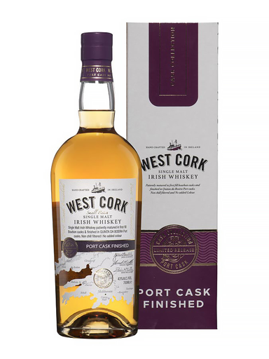 WEST CORK Port Cask Finish 43% - 70cl