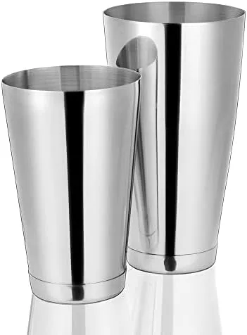 [SHA-2P-08-IL] Boston Shaker Stainless Steel Complete Weighted