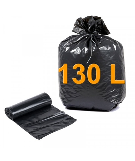 [SP130] Sacs poubelle 130 litres 50µ  (carton de 100 sacs)
