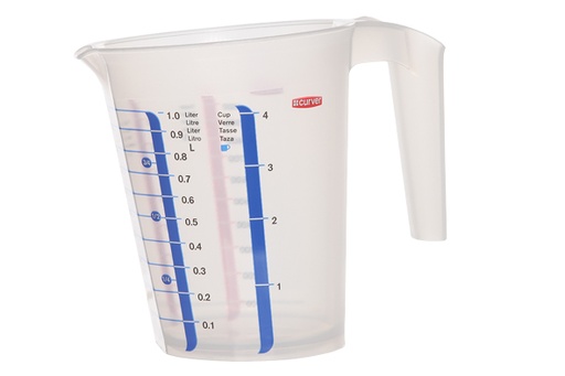Pot doseur 1 litre transparent CURVER