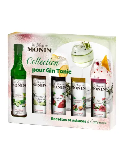 Coffret de Sirops pour Gin Tonic - 5x5 cl - MONIN